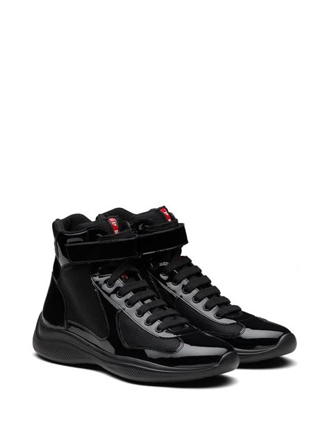 prada americas cup sneakers high top|Prada America's Cup farfetch.